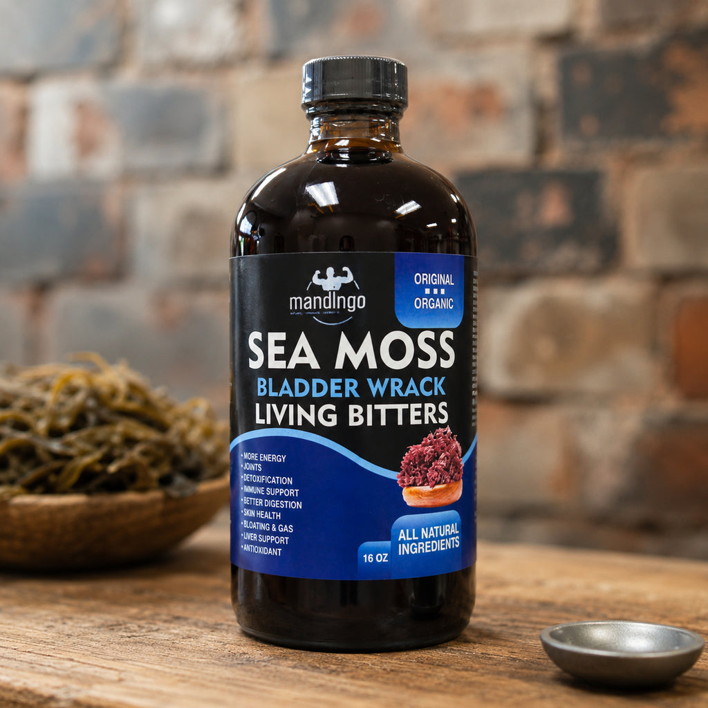 MANDINGO Sea Moss Bladderwrack Bitters 16oz.