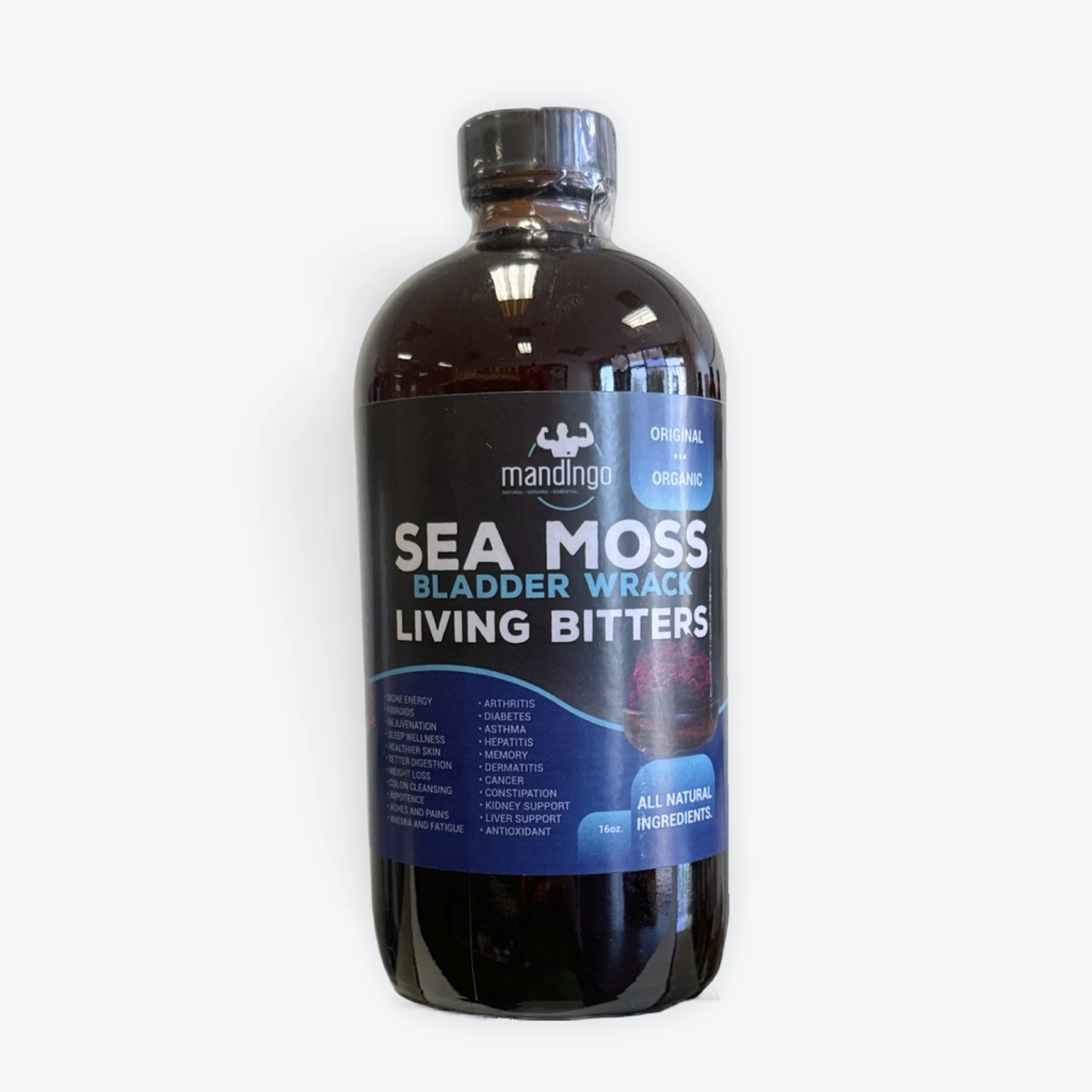 MANDINGO Sea Moss Bladderwrack Bitters 16oz.
